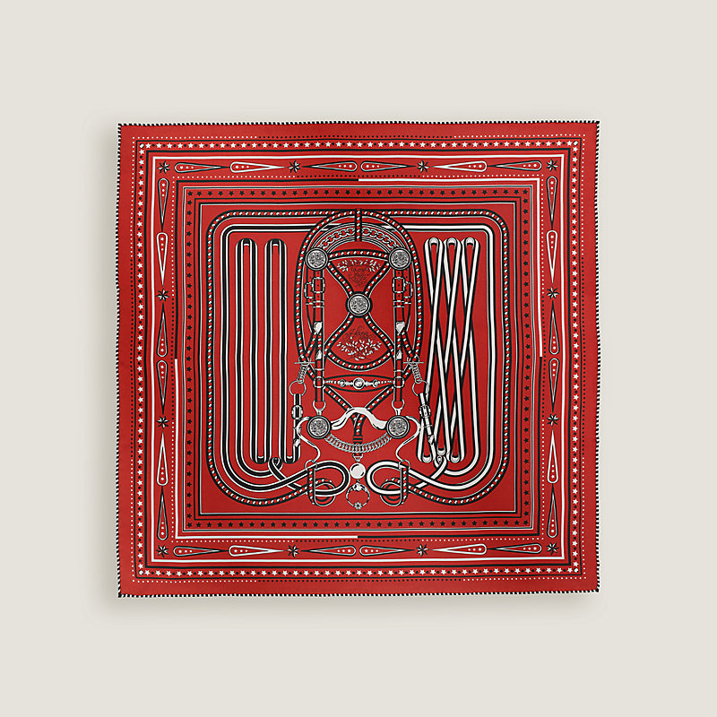 エルメス Bandana Soleil 55《Grand Tralala》正規品 Bandana 55 Grand Tralala - Marrón | Hermès México